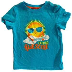 Cat & Jack Feeling Awesome Short Sleeve Shirt Size 3T